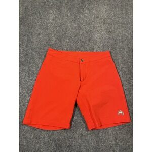 Tracksmith Long Fellow Shorts Mens 30 Red Orange Active Performance Utility